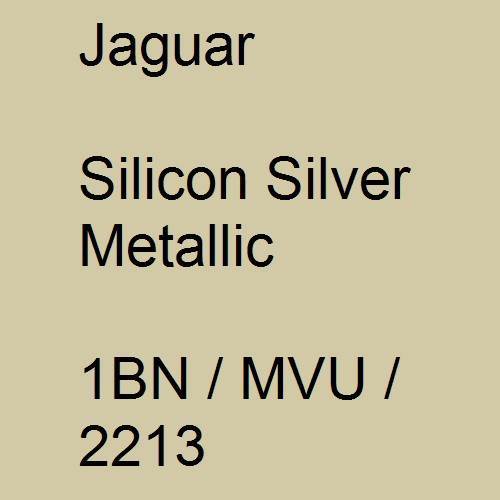 Jaguar, Silicon Silver Metallic, 1BN / MVU / 2213.